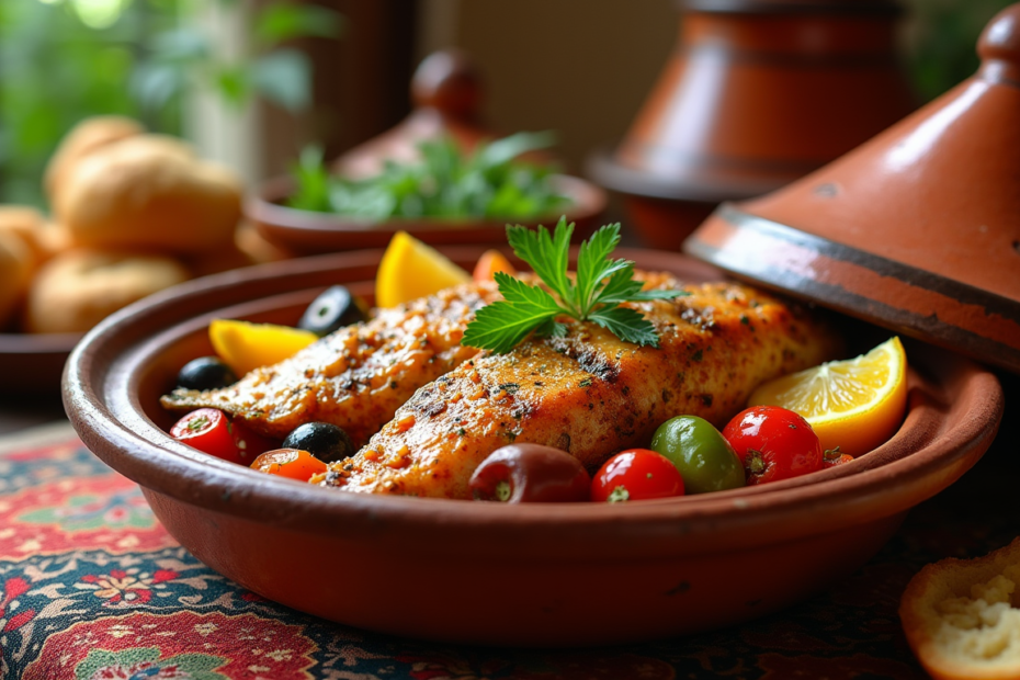 طاجين السمك